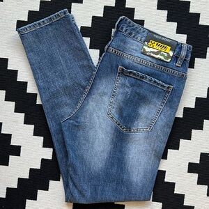 Off-White Blue Straight Men's Jeans